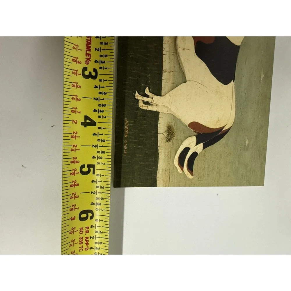 Box Of 9 Note Cards featuring a folk art Bandit Warren‎ Kimble